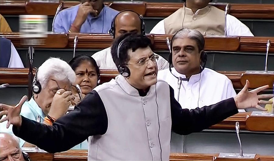 Piyush Goyal (PTI file photo)