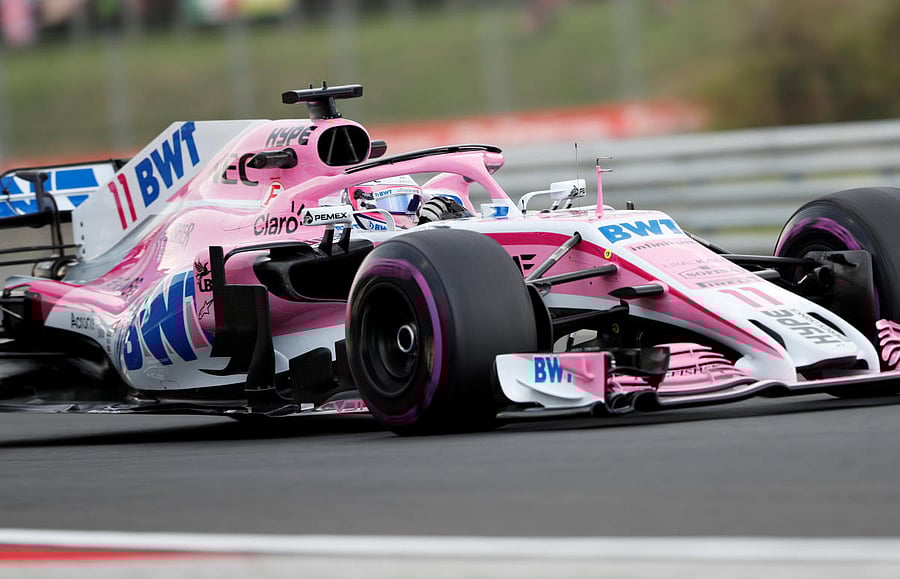 Force India's Sergio Perez during practice (REUTERS/Bernadett Szabo/File Photo)