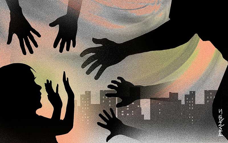 The girl was sexually abused by 17 men for over seven months before her elder sister discovered the horrific details of the assault.
