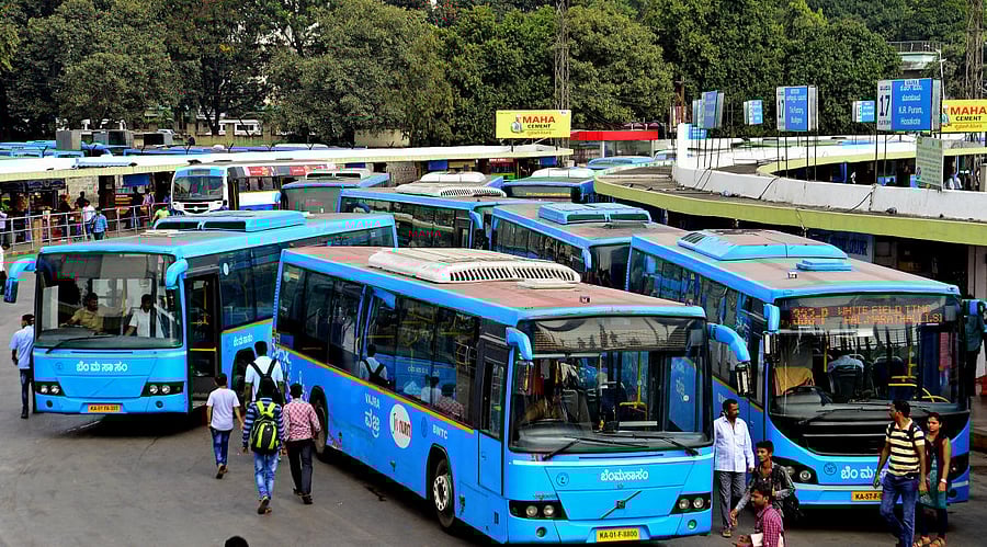 Many commuters of BMTC Volvo buses prefer taking cabs as a last-mile connectivity option. High cab fares could affect them
