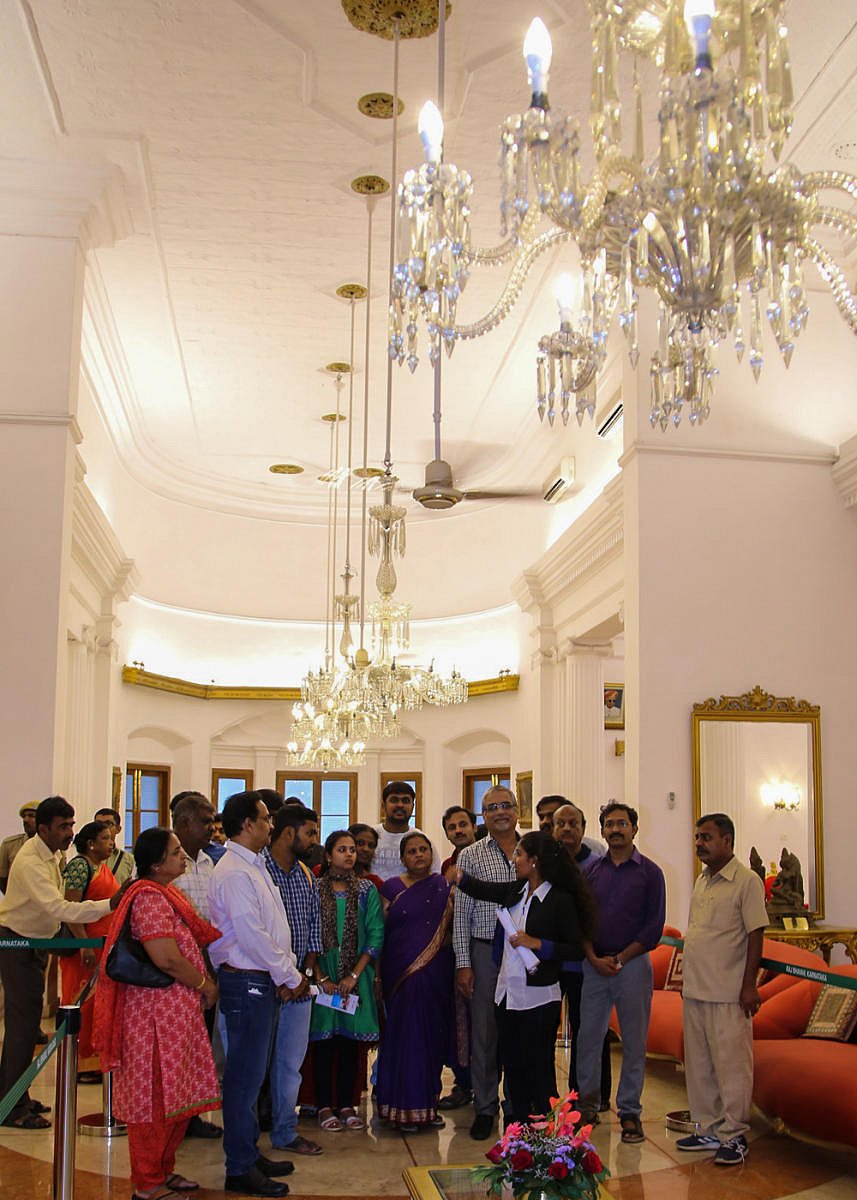 Visitors at Raj Bhavan