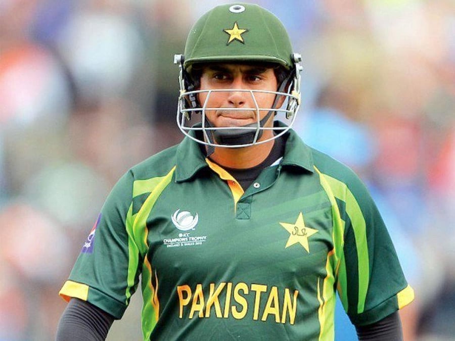 Pakistan opener Nasir Jamshed once slammed three consecutive centuries against India in 2012. Reuters File Photo. 