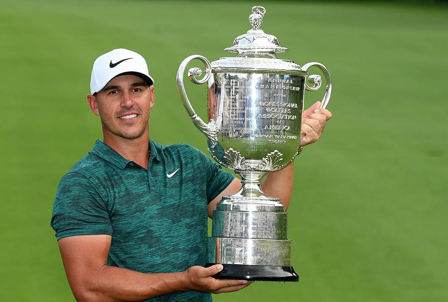 STACKING UP WINS Brooks Koepka of the USA won the PGA Championship in St Louis last Sunday for his third major. AFP
