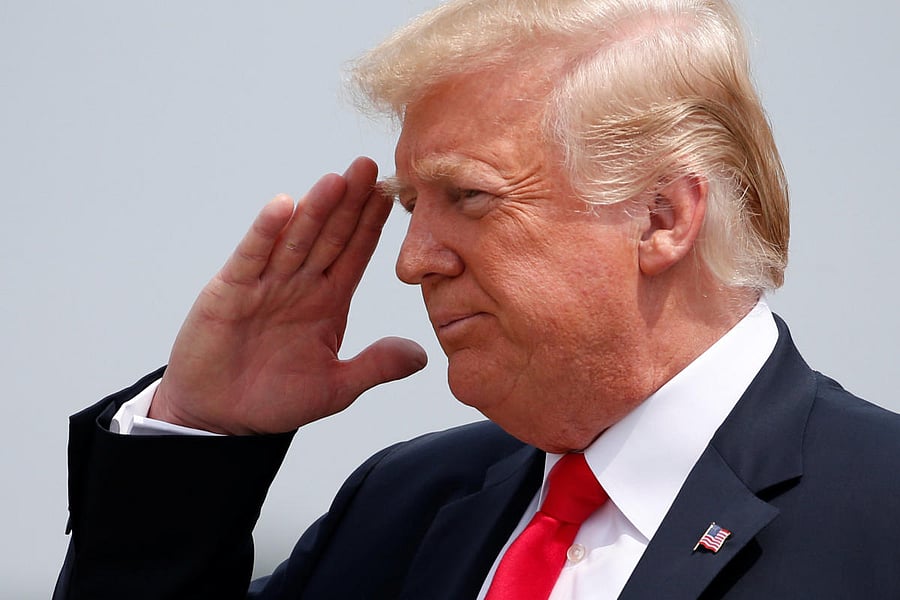 North Korean state media blamed Donald Trump's political opponents for the "deadlock" over denuclearisation on Saturday, urging the US President to act boldly to make progress on the thorny issue. Reuters photo