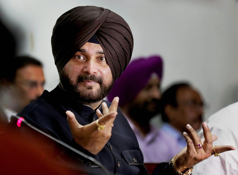 Punjab Minister for Tourism & Cultural Affairs Navjot Singh Sidhu. PTI file photo