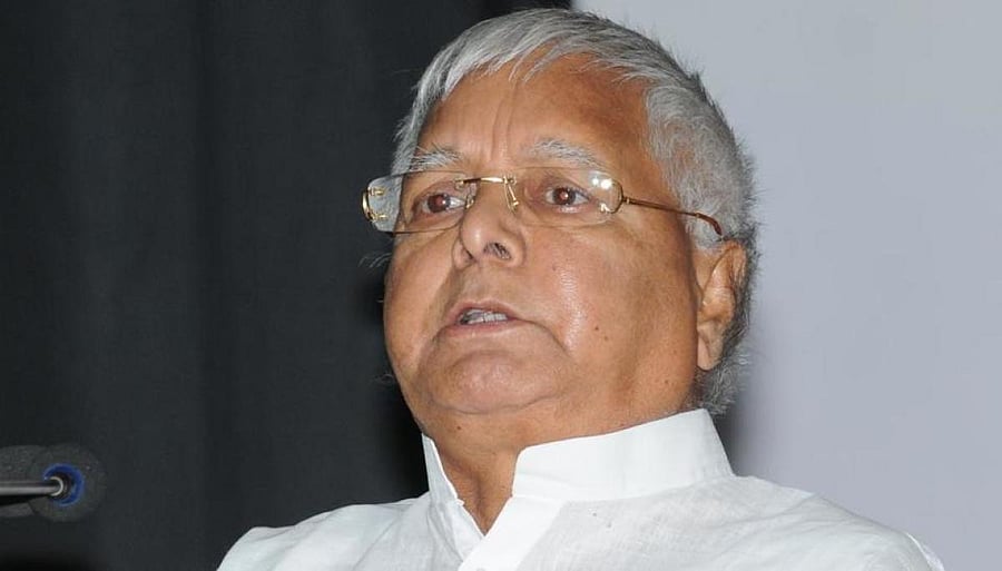 Rashtriya Janata Dal president Lalu Prasad.
