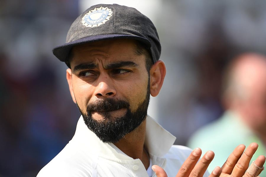 India's captain Virat Kohli. AFP photo