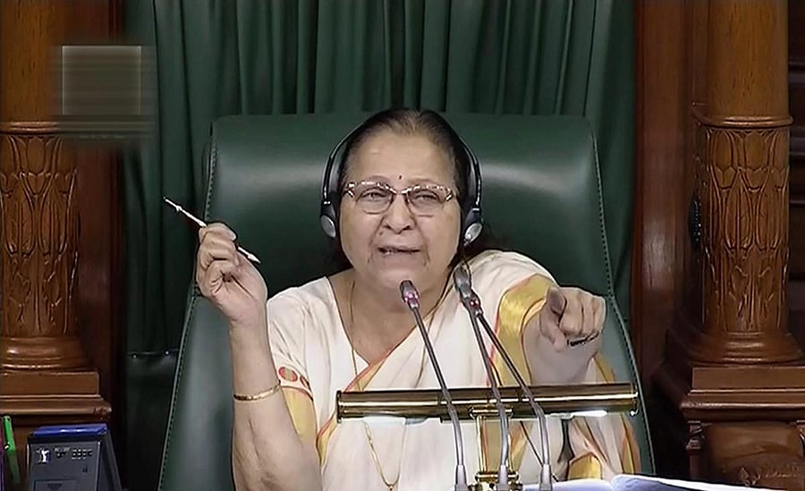 Lok Sabha Speaker Sumitra Mahajan. PTI file photo