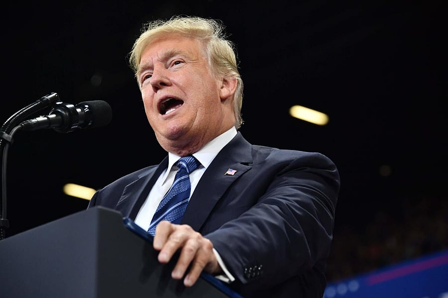 US President Donald Trump. AFP file photo