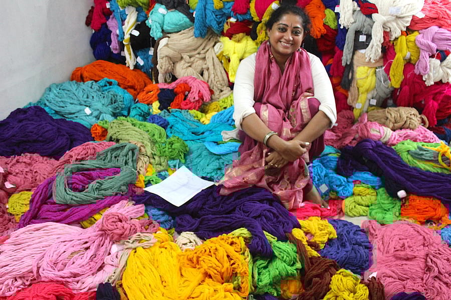 Designer Rema Kumar blends weaves from across India.