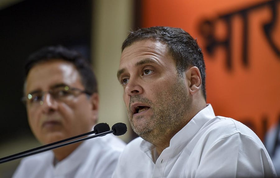Congress President Rahul Gandhi. PTI file photo