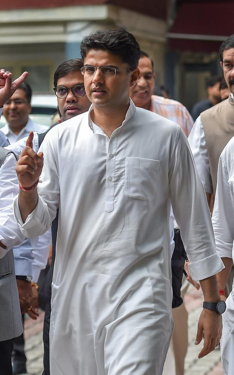 Congress leader Sachin Pilot. PTI