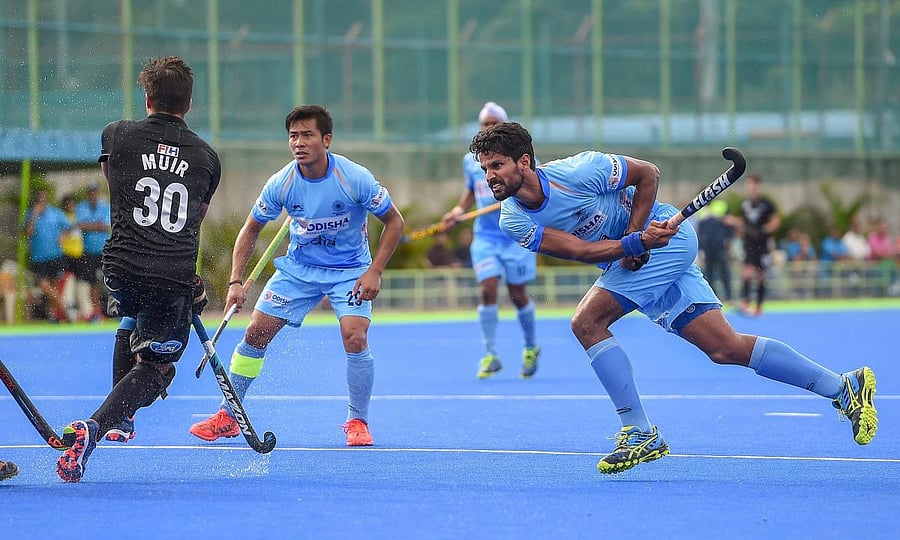 Rupinder Pal Singh was back in the Indian squad for the New Zealand Test series following a hamstring injury. PTI 