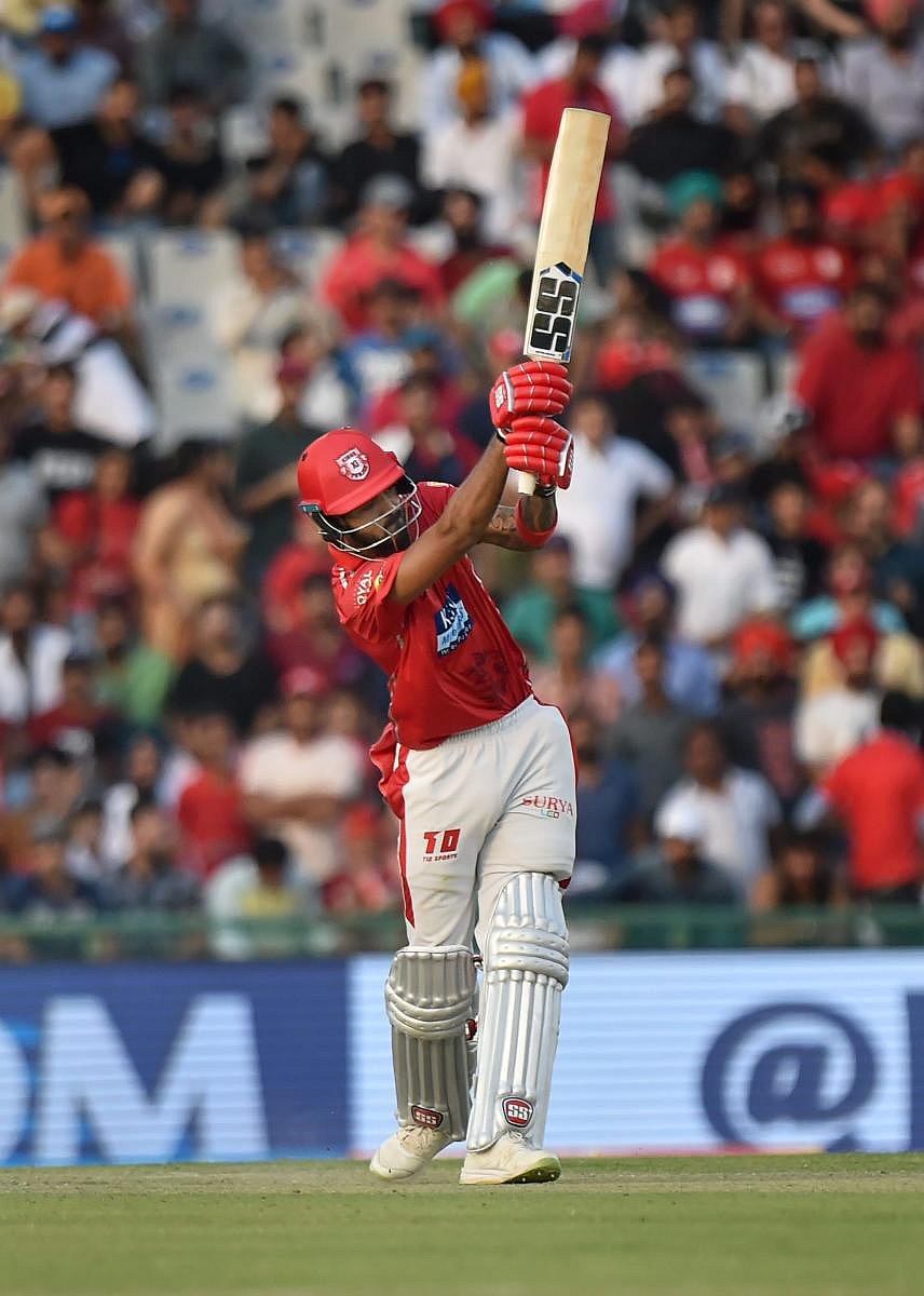 Kings XI Punjab's K L Rahul feels his opening partner Chris Gayle has taken some pressure off him. PTI