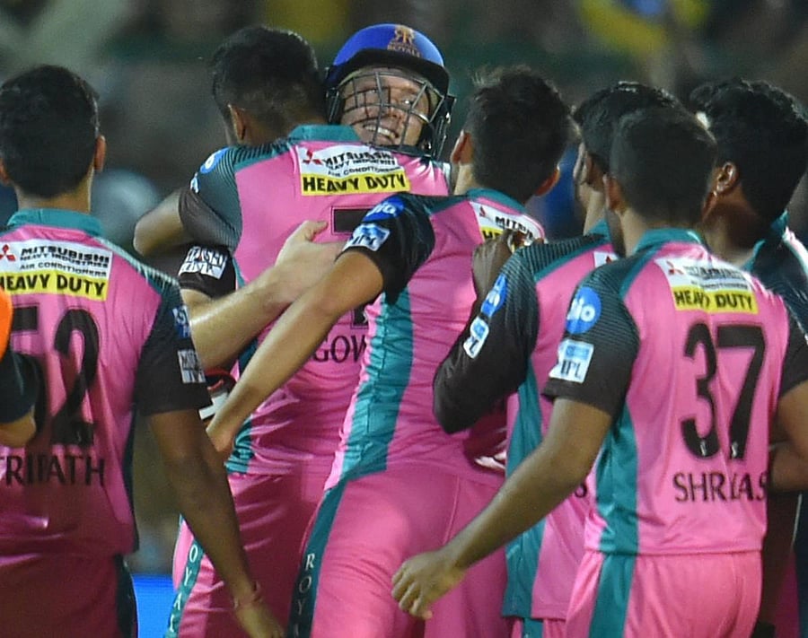 PINK POWER Rajasthan Royals' have built a nice little momentum for themselves with two consecutive wins. PTI 