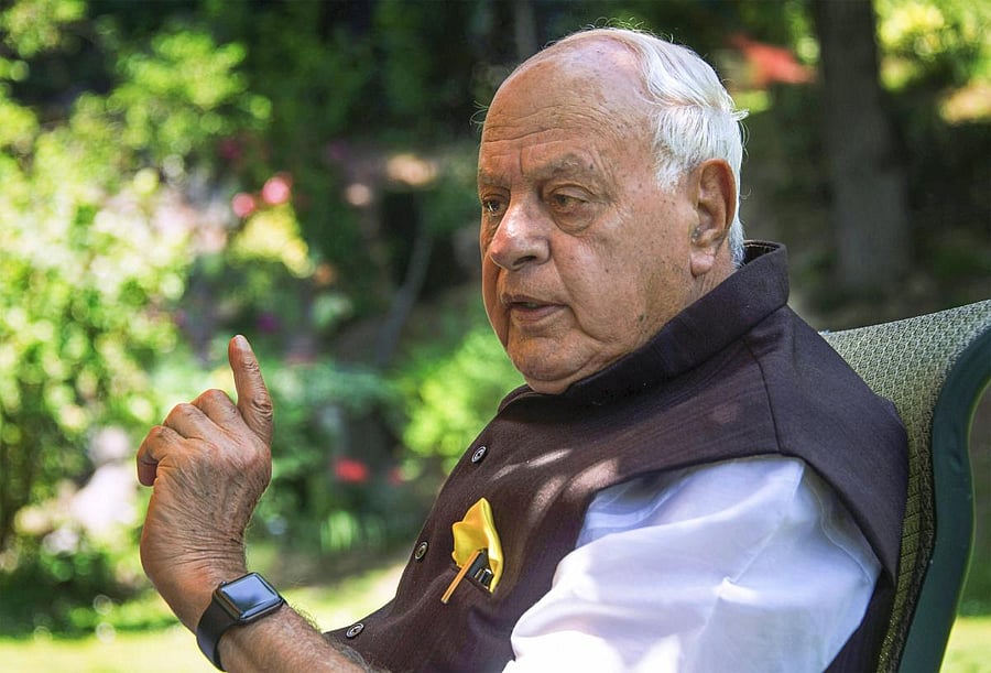 National Conference president Farooq Abdullah. (PTI File Photo)