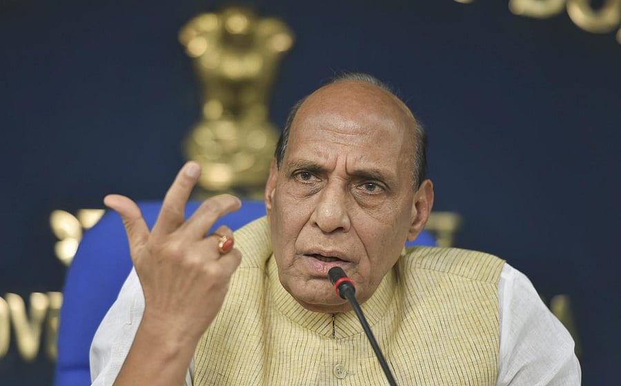 Union Home Minister Rajnath Singh. (PTI Photo)