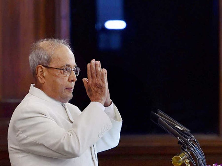 Former president Pranab Mukherjee, PTI file photo