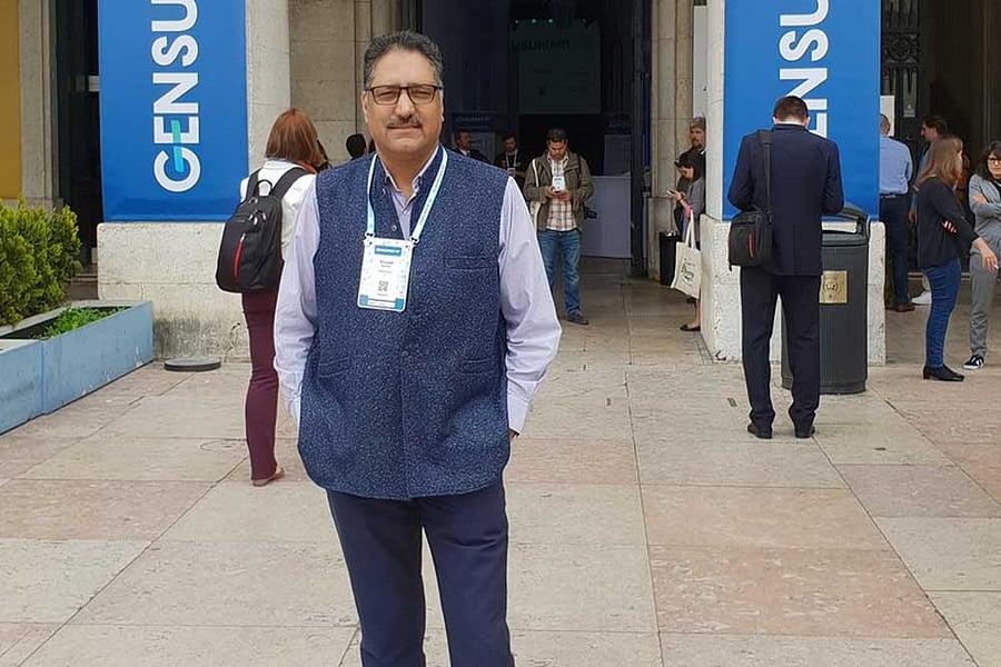 Shujaat Bukhari.