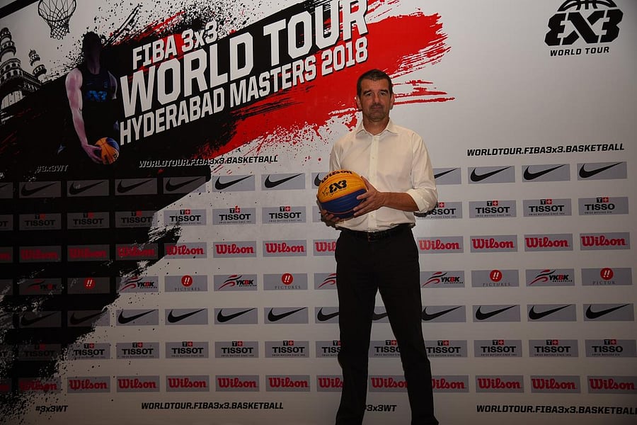 SHORT AND SWEET Alex Sanchez feels the low cost of playing 3x3 basketball could help countries like India. 