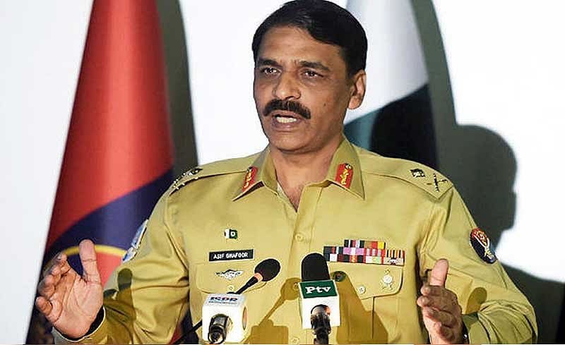 Pakistan Army spokesperson Asif Ghafoor. Image source: Twitter/pid_gov