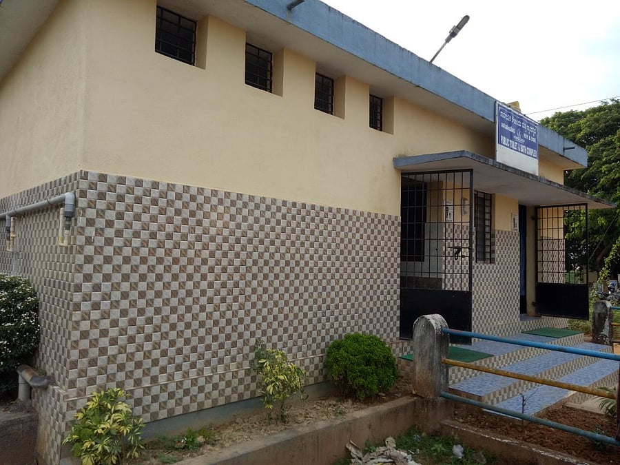 The public toilet and bath complex's septic tank is polluting Netravathi river in Uppinangady.