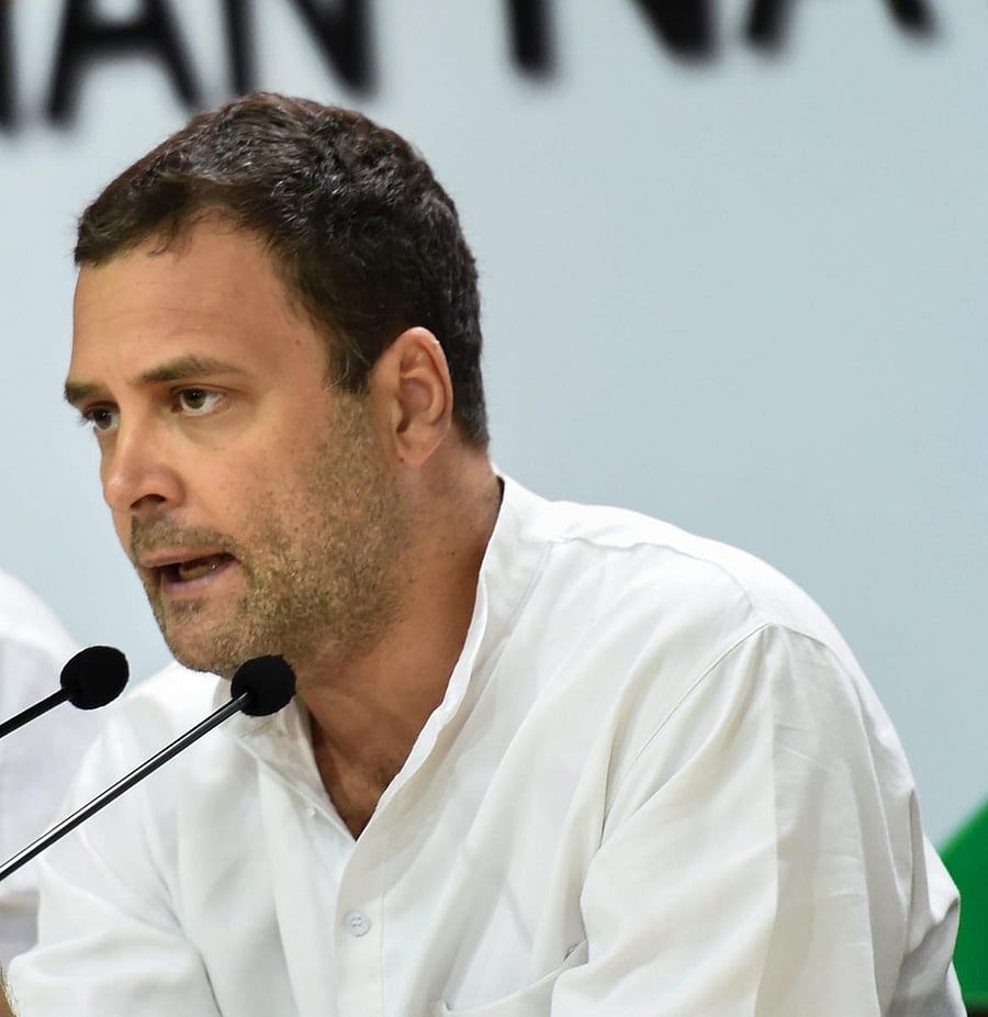 Rahul Gandhi. PTI