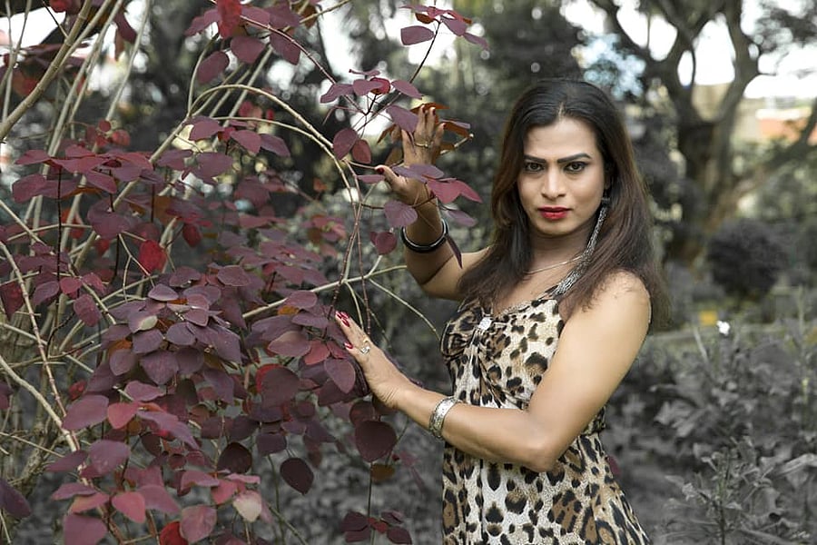 Madhuri, one of the contestants of the Miss Trans Queen India contest.