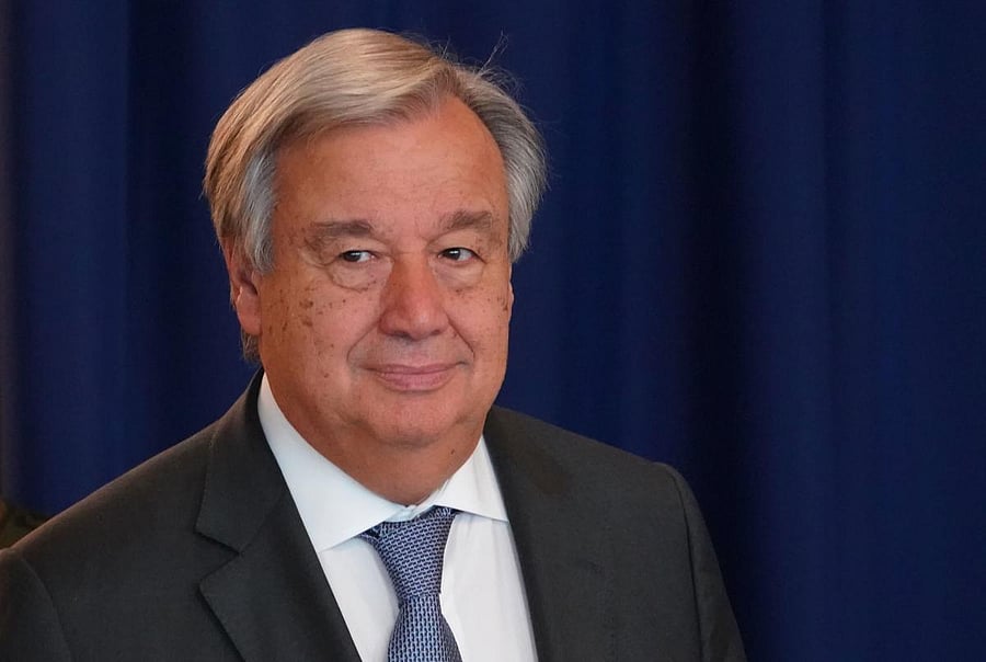 United Nations Secretary General Antonio Guterres. (AFP File Photo)