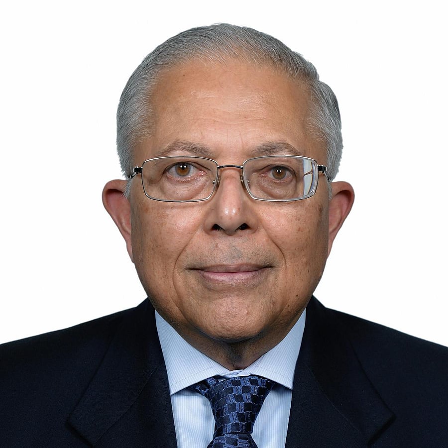 N Ravi, the publisher of The Hindu Group of Newspapers who was elected as the Chairman of Press Trust of India, the country's largest news agency in New Delhi on Saturday. (PTI photo)