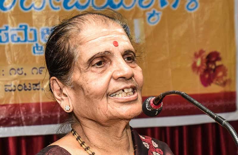 Former minister Leeladevi R Prasad. (DH Photo)