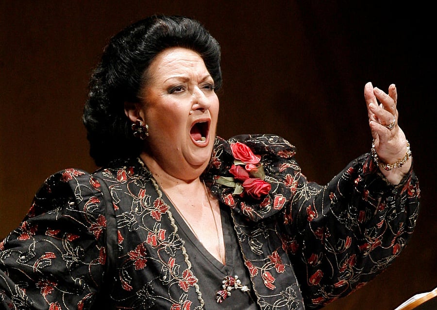 Montserrat Caballe performs during in Santander, Spain, on December 9, 2006. Reuters File