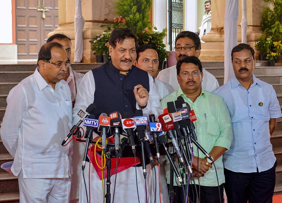 Senior Congress leader Prithviraj Chavan said the party will fight the upcoming assembly and Lok Sabha polls on Rafale and other issues of public interest. PTI File Photo
