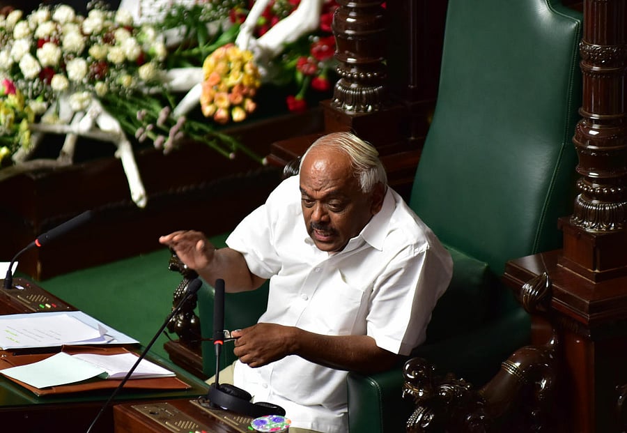 Speaker Ramesh Kumar. DH file photo.