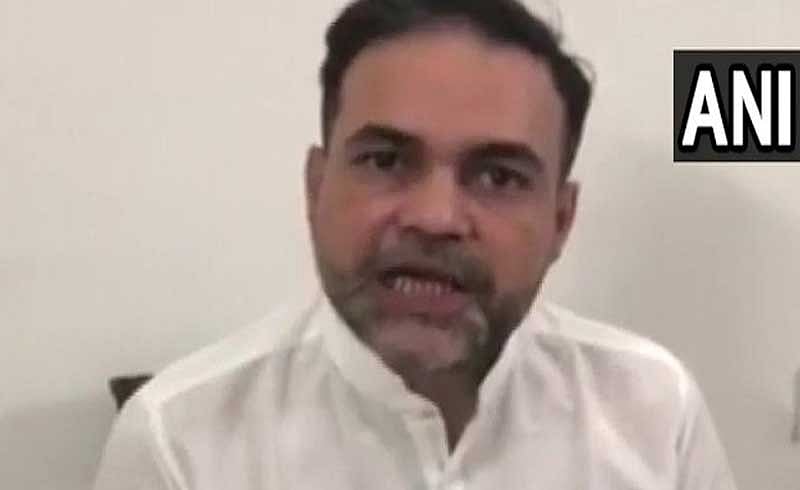 Former BSP MP son Ashish Pandey. ANI photo.