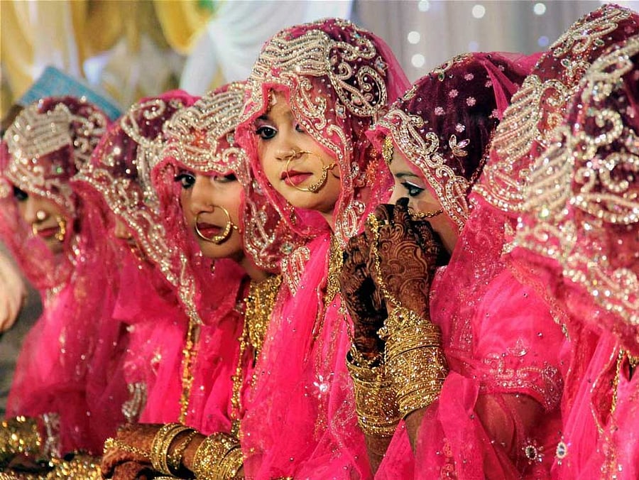 According to sources, as many as 31 orphan girls from shelter homes tied the nuptial knot at a mass marriage organised by the state women's welfare department recently. PTI File Photo/ representation only