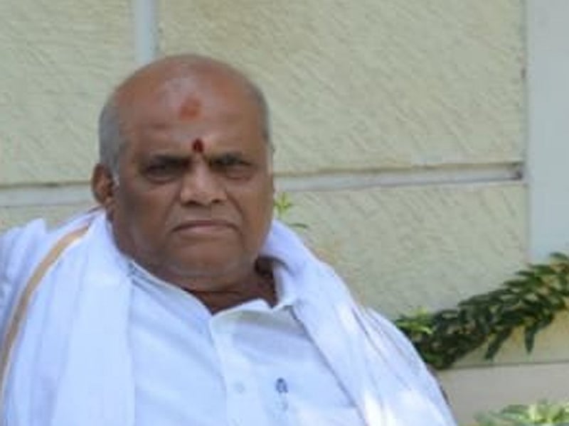 KFCC president S A Chinne Gowda. (Image courtesy Twitter)