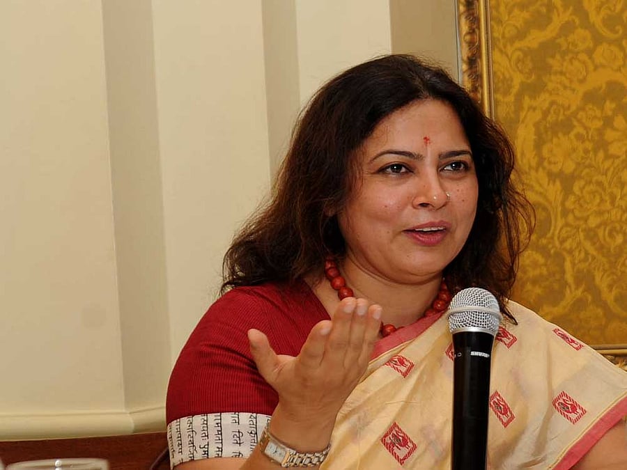 MP and Supreme Court Advocate Meenakshi Lekhi. DH File Photo