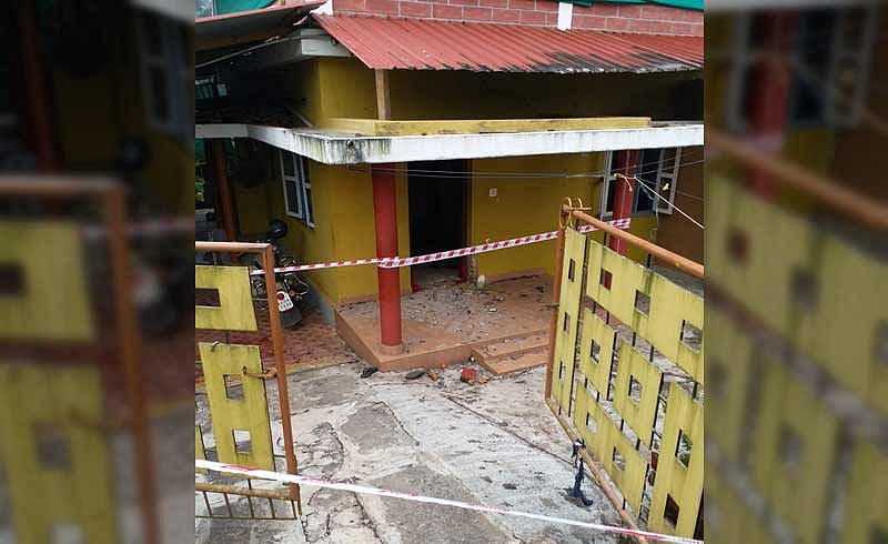 The explosion took place around 2 am and the deafening noise was heard up to a radius of two kilometres. (Image: Special arrangement)