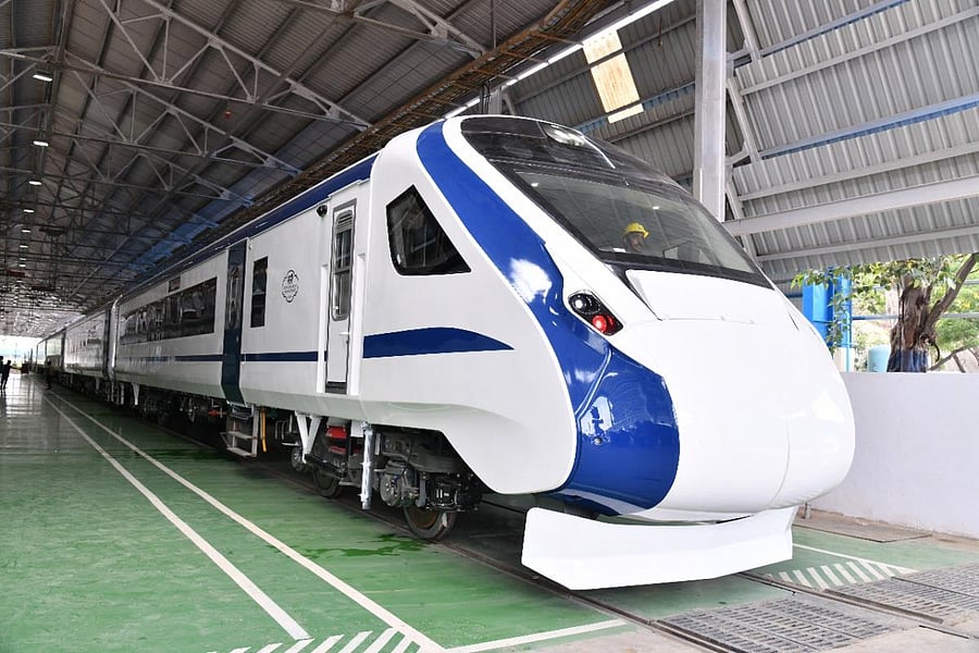 Train-18, India's first engine-less train.