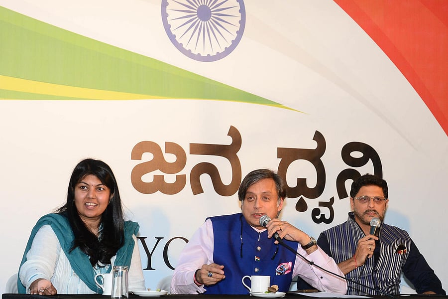 Congress MP Shashi Tharoor on Sunday said there is a challenge for the government when choosing between democracy and environment.