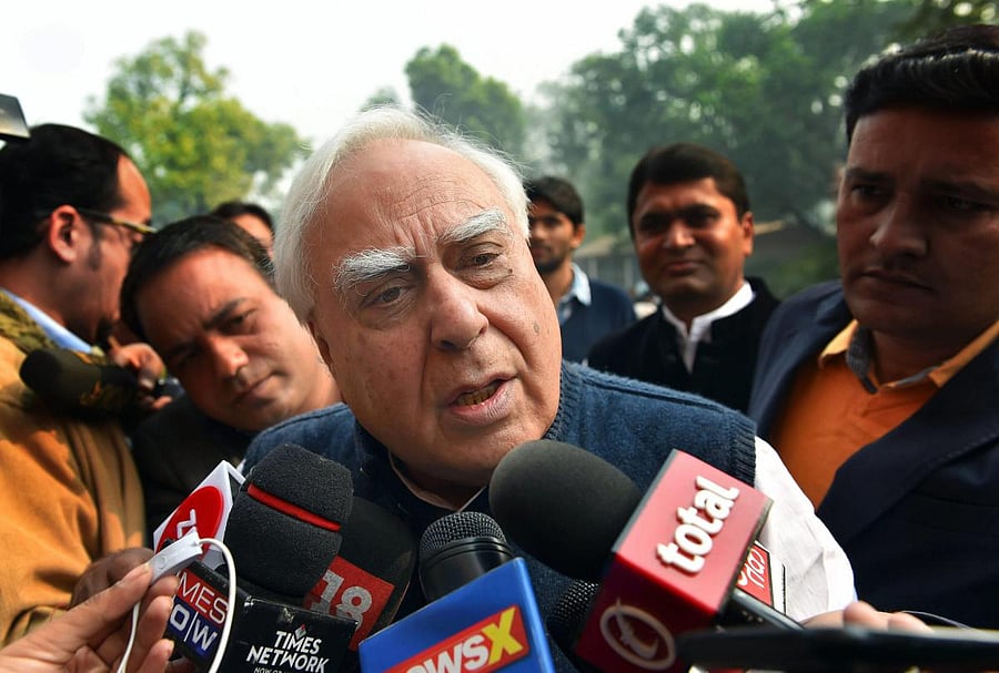 Senior Congress MP Kapil Sibal. (PTI File Photo)