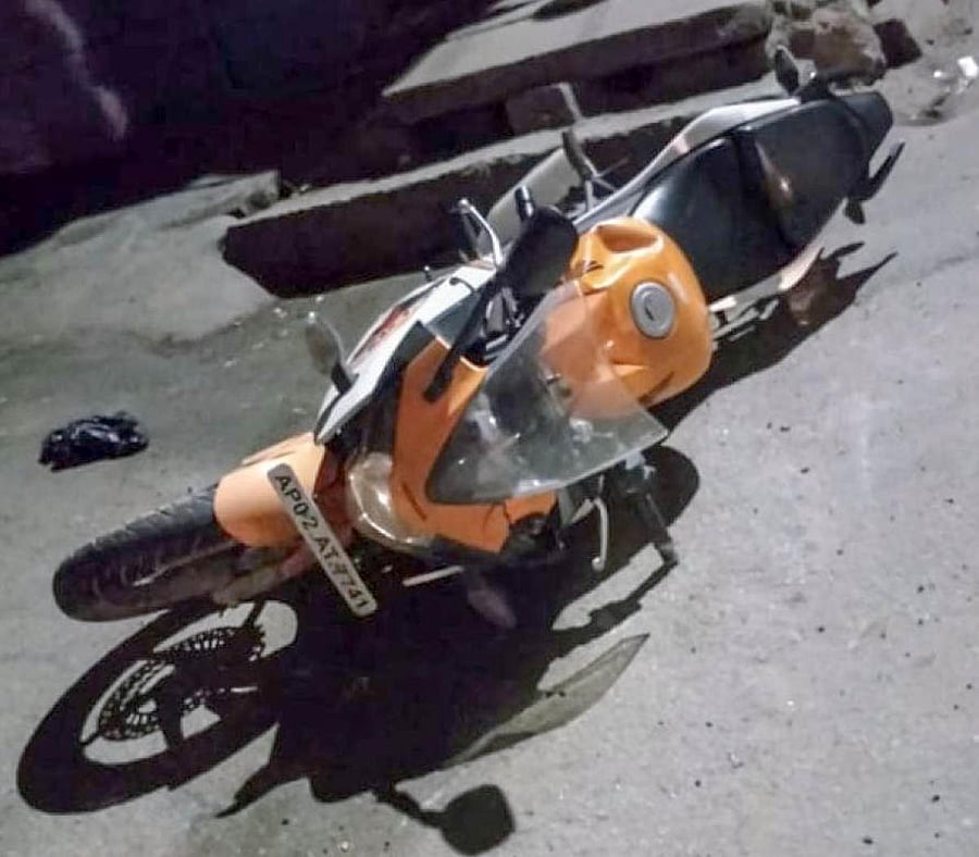 Surya Teja was killed on the spot when he lost control and jumped across the median crashing into a wall in the wee hours of Thursday.