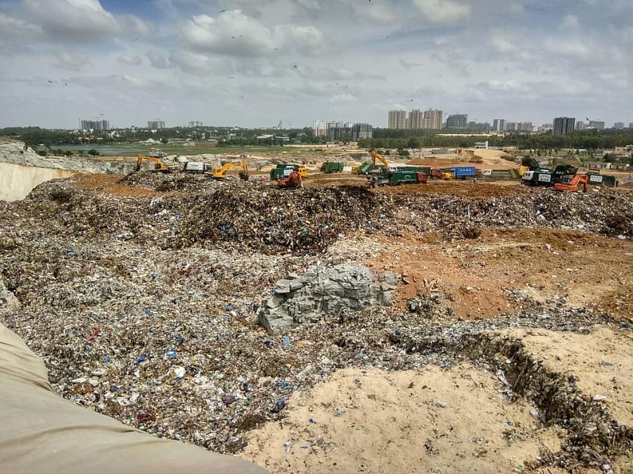 The Bellahalli quarry, located near Mittaganahalli, Bagalur, in northern Bengaluru is filled to capacity.