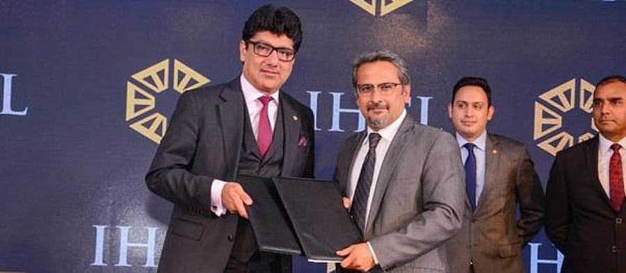 Puneet Chhatwal (left) with Hari Marar in Bengaluru on Monday.