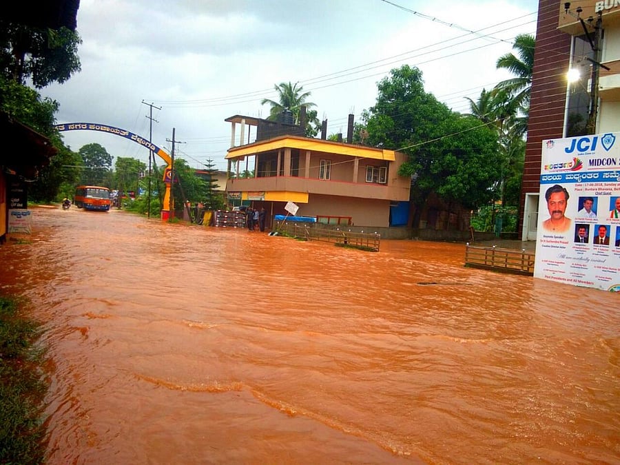 A scene Belthangady, Dakshina Kannada district. DH file photo