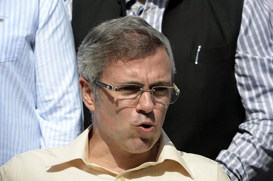 Jammu and Kashmir former chief Minister Omar Abdullah. AFP File Photo