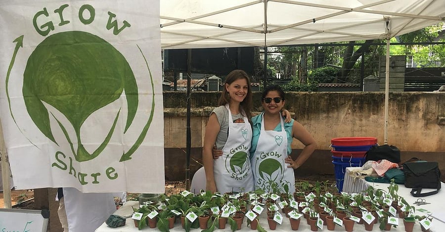  Friederike Fokuhl and Apoorva Jaiswal, the co-founders of Grow2Share.