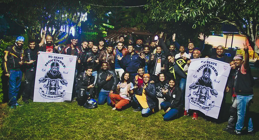 Members of the The 5th Gear Riders Club