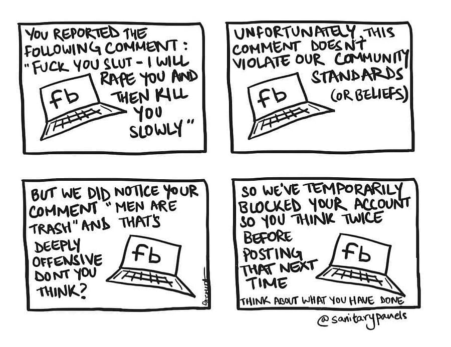 This particular comic gathered a lot of attention on Facebook. 